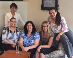 Pictured are Buckley Insurance team members from left top: Michelle, Xiomara, Danielle, Julie and Fernanda. 